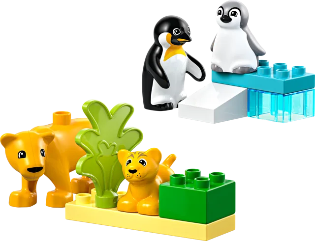 LEGO 10442-1 Wild Animal Families: Penguins & Lions