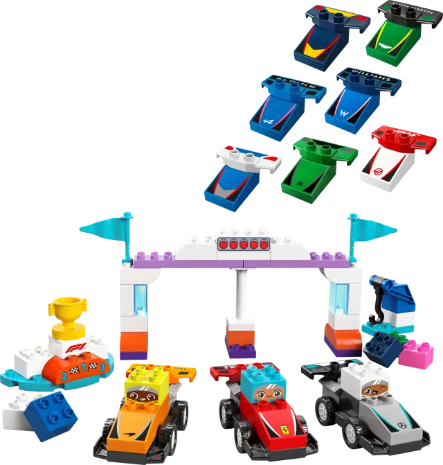 LEGO 10445-1 F1 Team Race Cars & Drivers