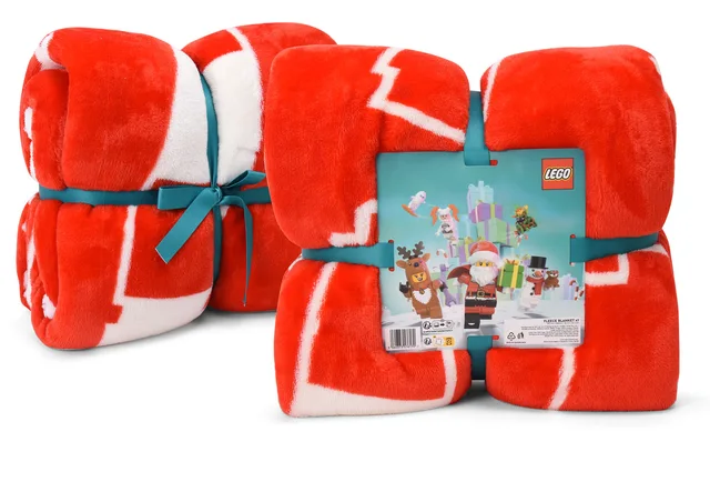 LEGO 106141-1 Candy Cane Fleece Blanket