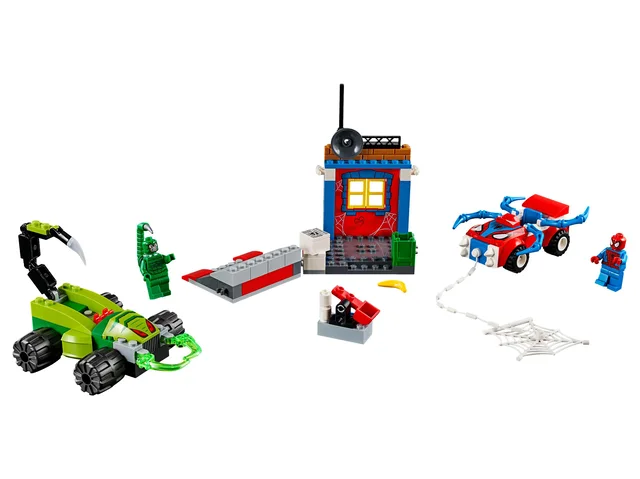 LEGO 10754-1 Spider-Man vs. Scorpion Street Showdown