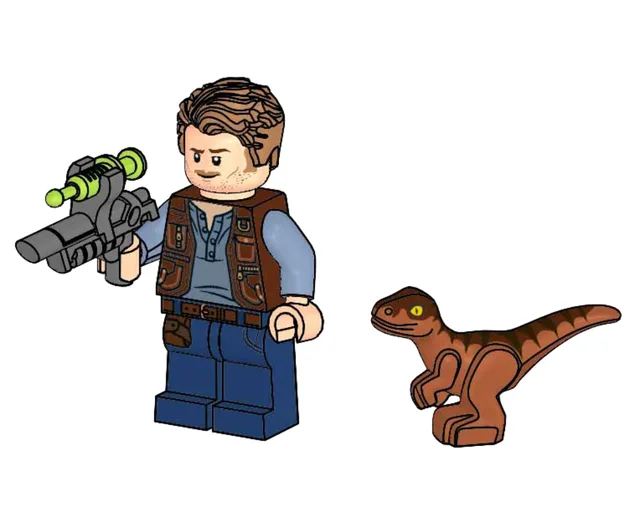 LEGO 121904-1 Owen with Baby Raptor
