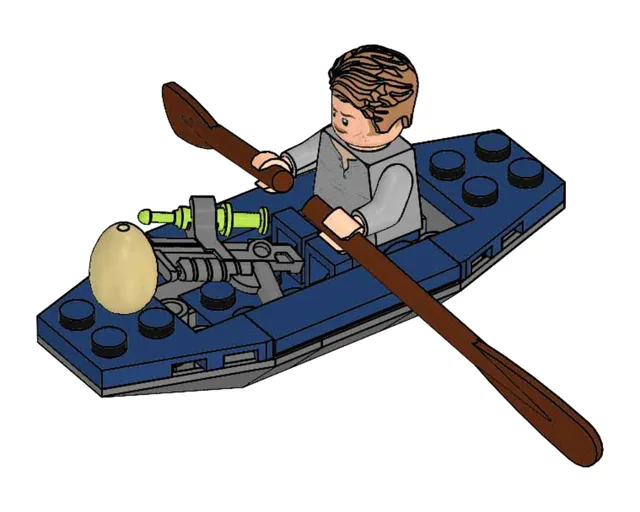 LEGO 122007-1 Owen with Canoe