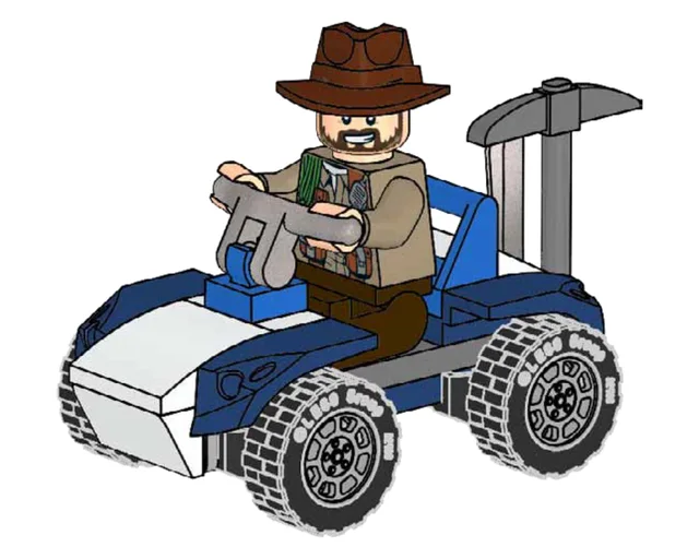 LEGO 122116-1 Sinjin Prescott with Buggy
