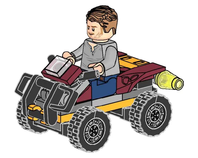 LEGO 122223-1 Owen and Quad