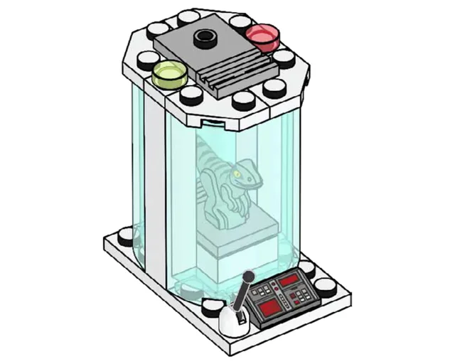 LEGO 122327-1 Baby Raptor with Incubator