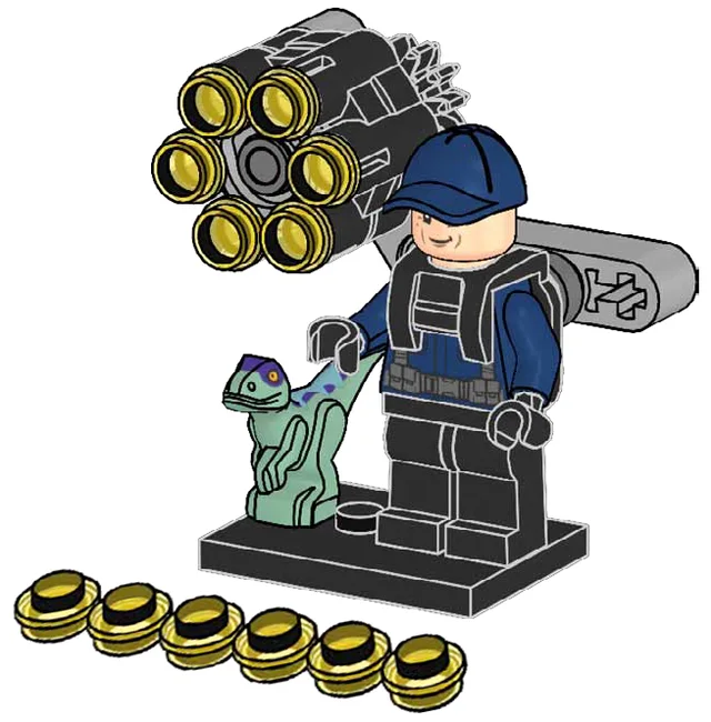 LEGO 122501-1 Guard and Raptor