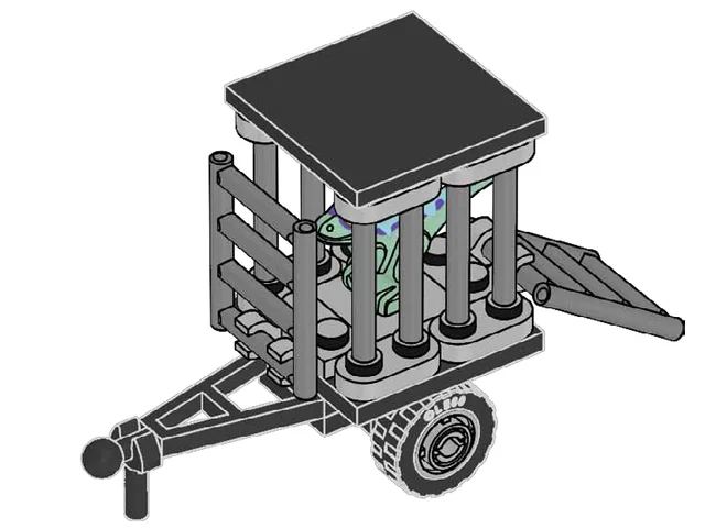 LEGO 122502-1 Baby Raptor with Transport Cage