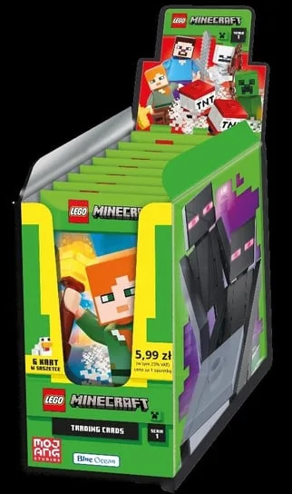 LEGO 1458815808-1 Minecraft Trading Cards Series 1 - Sealed Box (25 Packs)