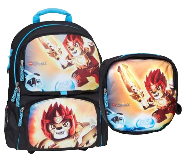 LEGO 15281-1 Legends of Chima Fire and Ice Backpack with Gym Bag