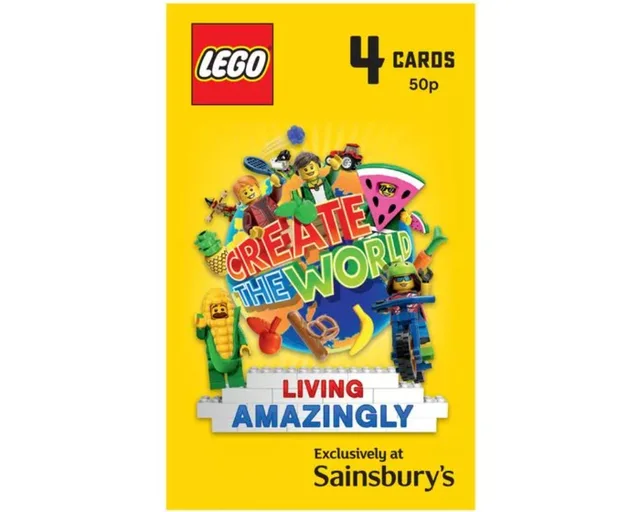 LEGO 1992002-1 Create the World Trading Cards: Living Amazingly - Booster Pack