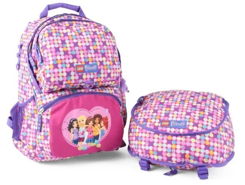 LEGO 200091814-1 Friends Confetti Backpack with Sports Bag