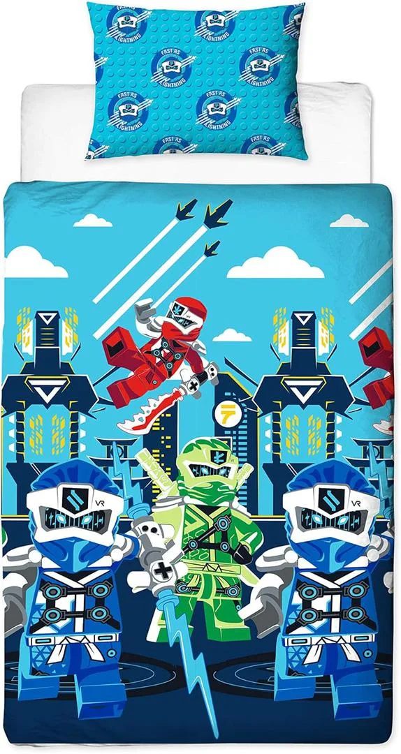 LEGO 200175683-1 Ninjago Lightning Duvet Set