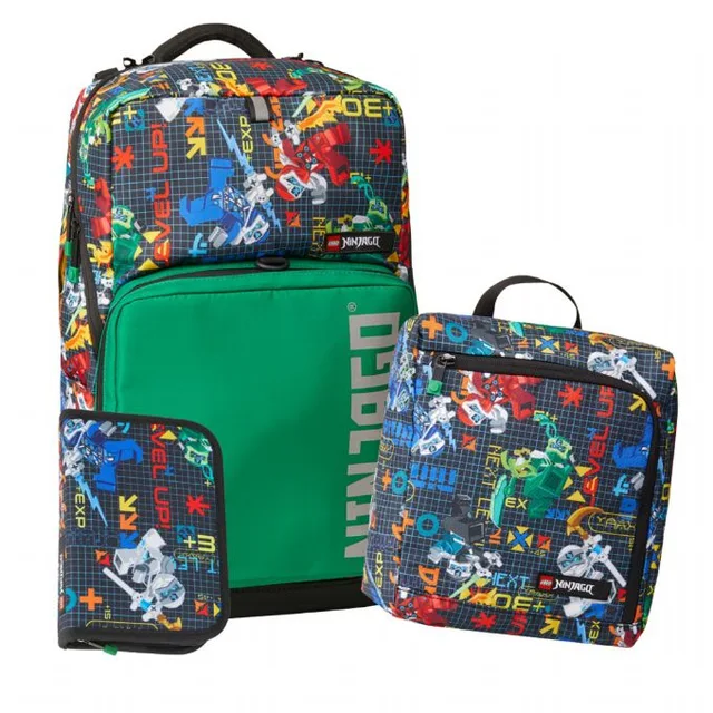 LEGO 202282203-1 Ninjago Prime Empire Backpack with Gym Bag and Pencil Case