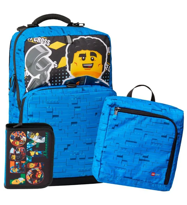 LEGO 202282205-1 City Backpack with Gym Bag/Pencil Case