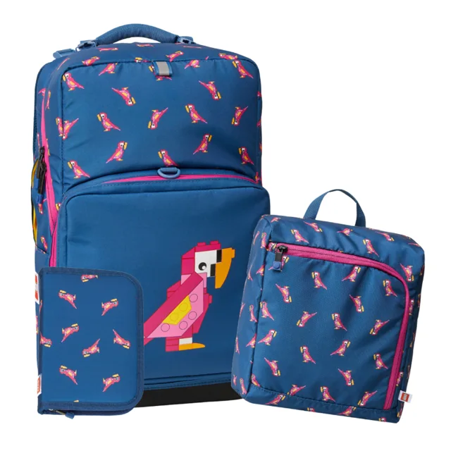 LEGO 202282206-1 Parrot Backpack with Gym Bag and Pencil Case