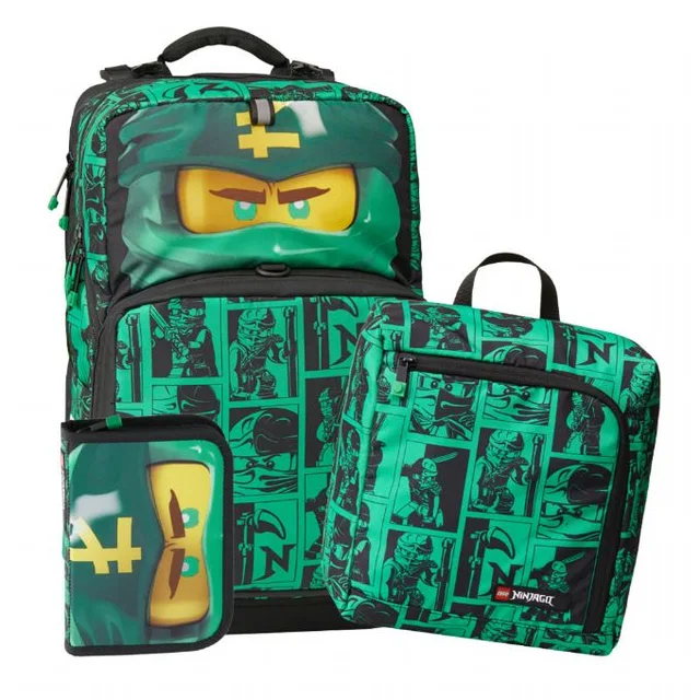 LEGO 202292201-1 Ninjago Lloyd Backpack with Gym Bag and Pencil Case
