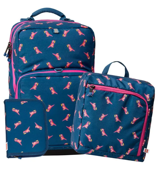 LEGO 202292206-1 Parrot Backpack with Gym Bag and Pencil Case