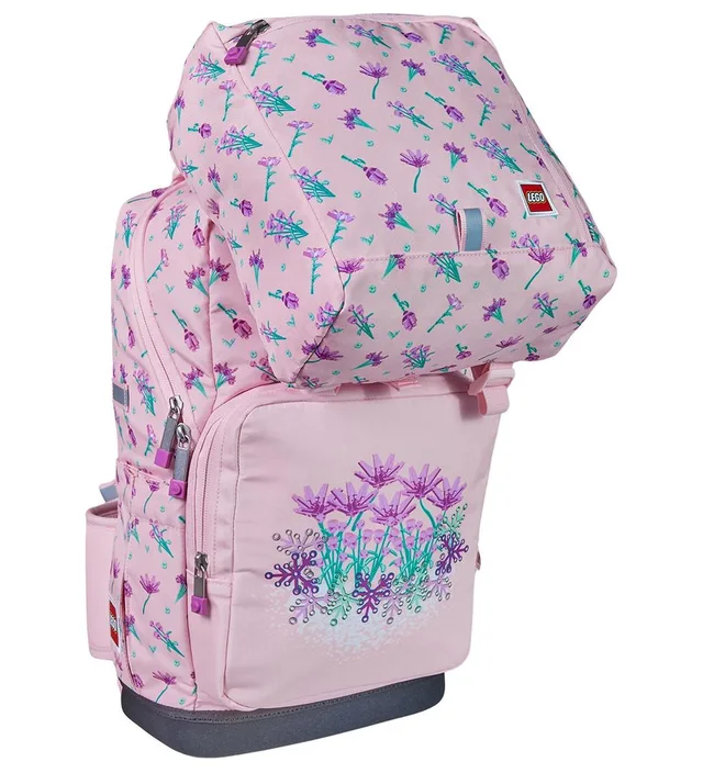 LEGO 202382506-1 Flowers Optimo Plus Backpack with Gym Bag