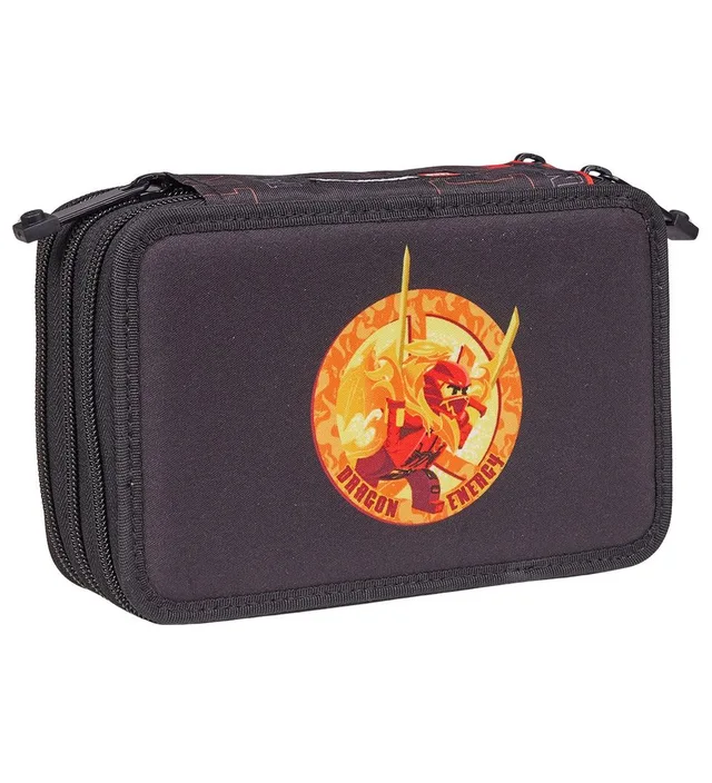 LEGO 202912502-1 Ninjago Dragon Energy 3-Layered Pencil Case with Pencils