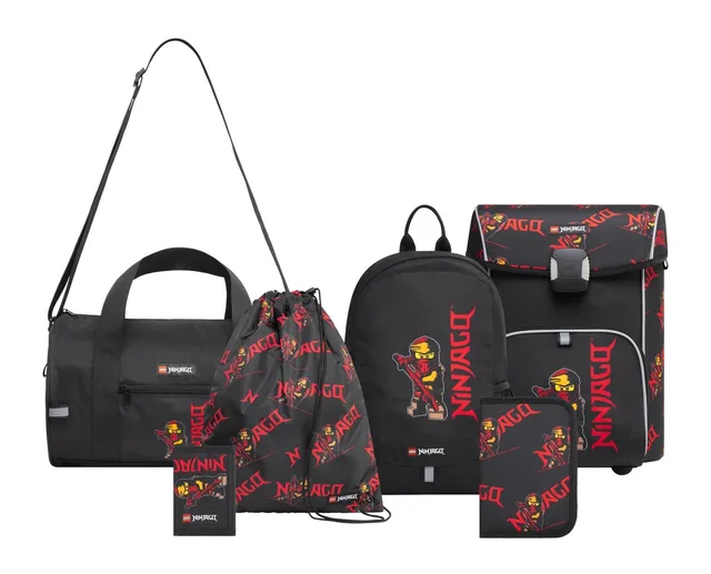 LEGO 203042302-1 Ninjago Kai School Bag Set of 6