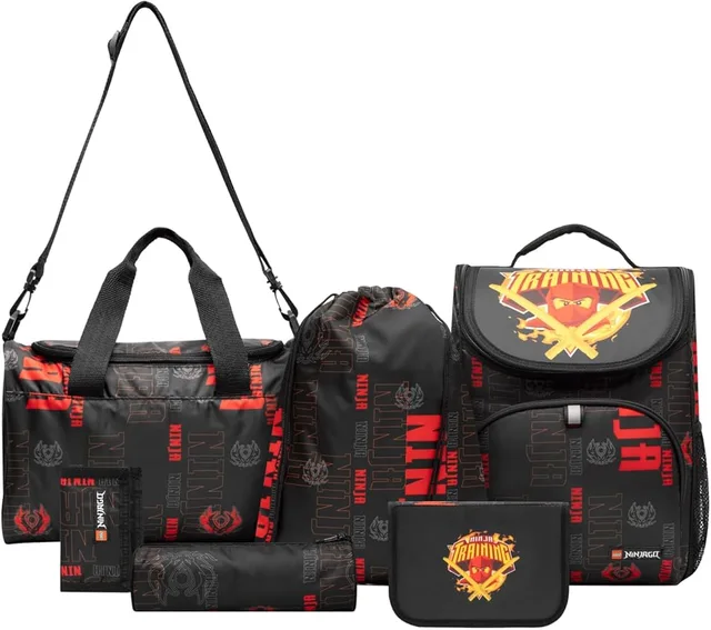 LEGO 203672523-1 Ninjago Dragon Energy School Bag Set of 6
