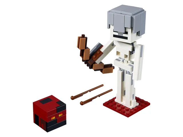 LEGO 21150-1 Minecraft Skeleton BigFig with Magma Cube