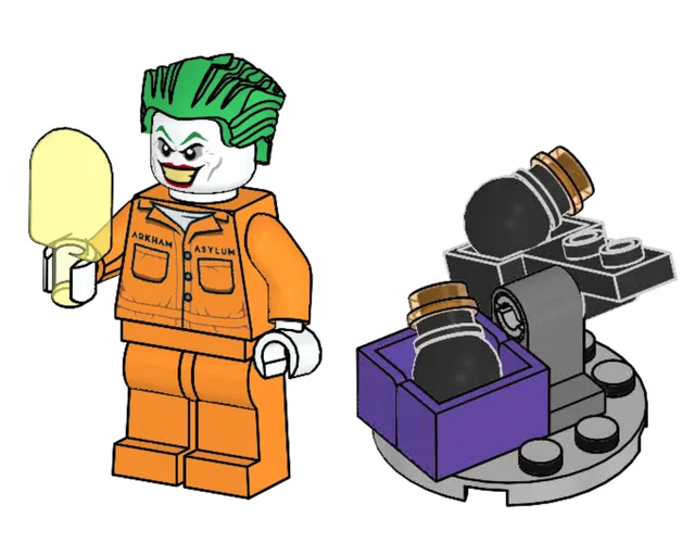 LEGO 212011-1 The Joker & Catapult
