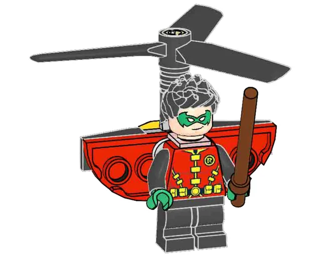 LEGO 212221-1 Robin and Heli-Pack