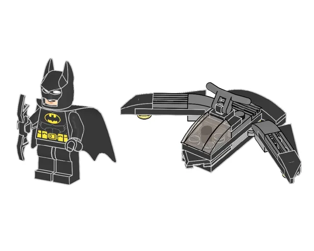 LEGO 212326-1 Batman and Batjet