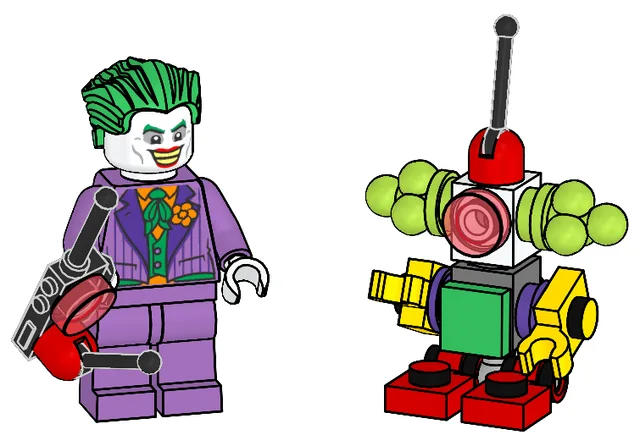 LEGO 212505-1 The Joker and Robot