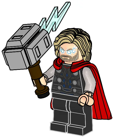 LEGO 242504-1 Thor with Mjolnir