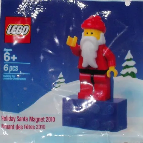 LEGO 2855167-1 Holiday Santa Magnet 2010