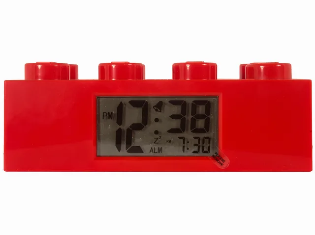 LEGO 2856236-1 Brick Alarm Clock (Red)