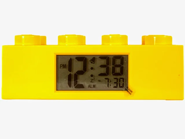 LEGO 2856238-1 Brick Alarm Clock (Yellow)