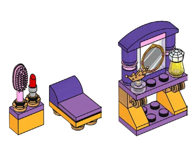 LEGO 302101-1 Rapunzel's Dressing Table