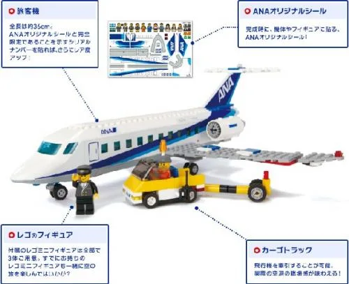 LEGO 3181-2 Passenger Plane - ANA Version