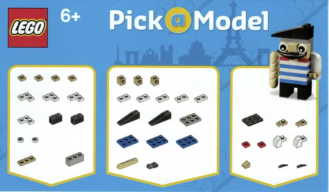 LEGO 3850065-1 Parisian Guy