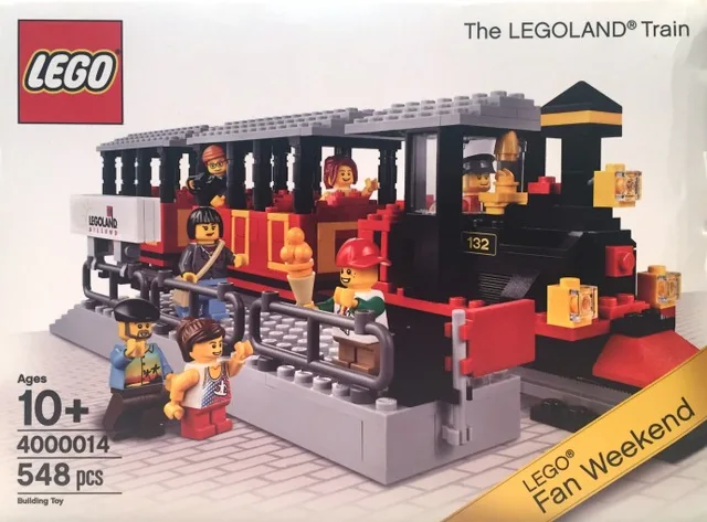 LEGO 4000014-2 The LEGOLAND Train (LEGO Fan Weekend Skaerbaek Version)