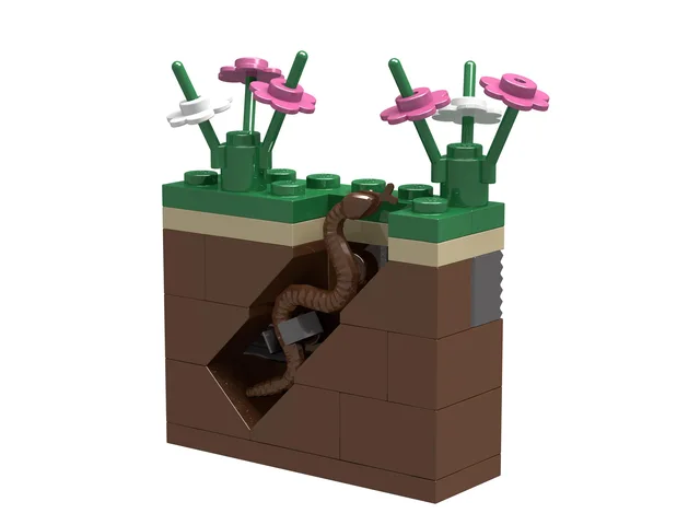 LEGO 40038-1 Garden and Earthworm