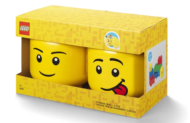 LEGO 40321740-1 Storage Head Combo (Boy and Silly)