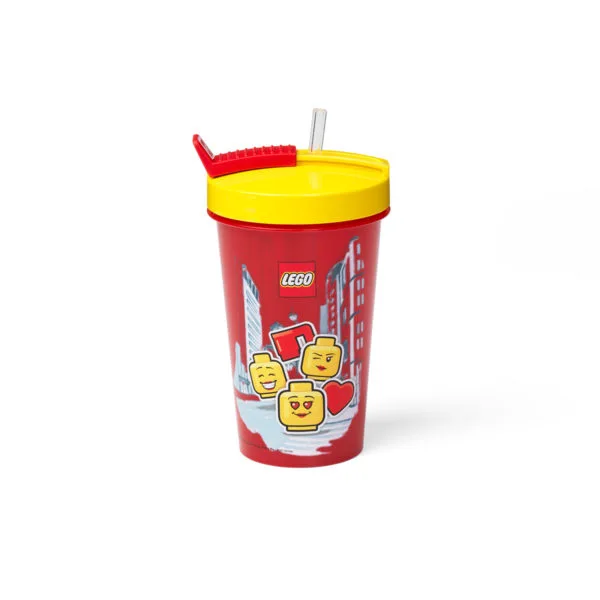 LEGO 40441725-1 Girl Tumbler with Straw