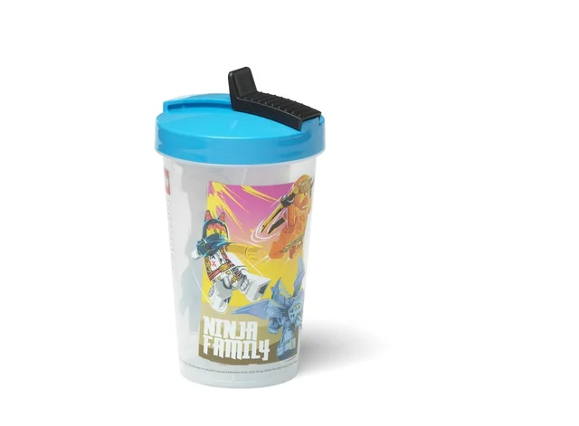 LEGO 40441726-1 Ninjago Tumbler with Straw (Blue Lid)