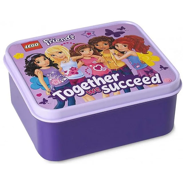 LEGO 40501732-1 Friends Together We Succeed Lunch Box - Purple
