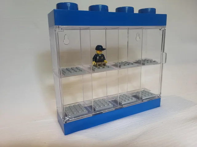 LEGO 40650005-2 Minifigure Display Case 8 (Blue)