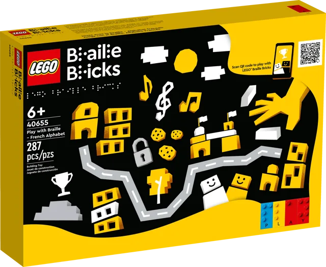 LEGO 40655-1 Play with Braille - French Alphabet