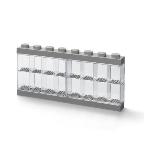 LEGO 40660006-1 Minifigure Display Case 16 (Light Bluish Gray)