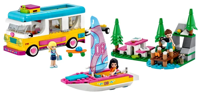LEGO 41681-1 Forest Camper Van and Sailboat