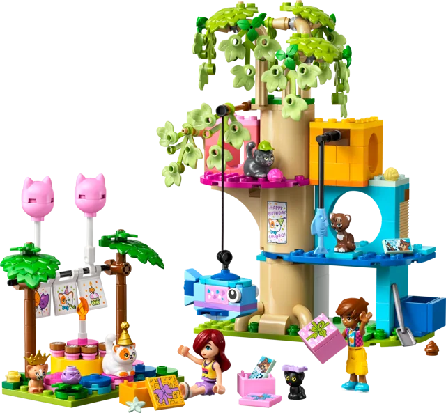 LEGO 42666-1 Cat Birthday Party & Tree House