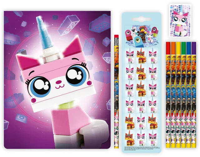 LEGO 4895028523473-1 The LEGO Movie 2 Stationery Set - Unikitty