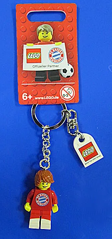 LEGO 5000146-1 FC Bayern Key Chain (Dark Orange Hair)